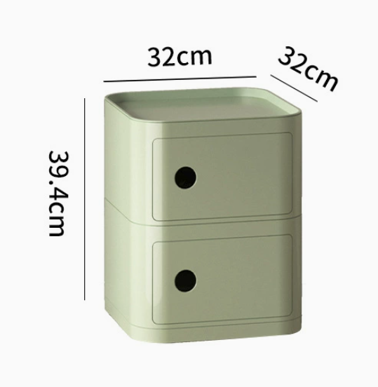 MOMO Storage Bedside Table | Modular Cube Nightstand | 2, 3 or 4 Tier Storage Cabinet - alternate view 10
