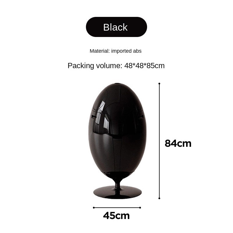 MOMO Dinosaur Egg Trash Can | Sculptural Standing Waste Bin | 2 Sizes - alternate view 11