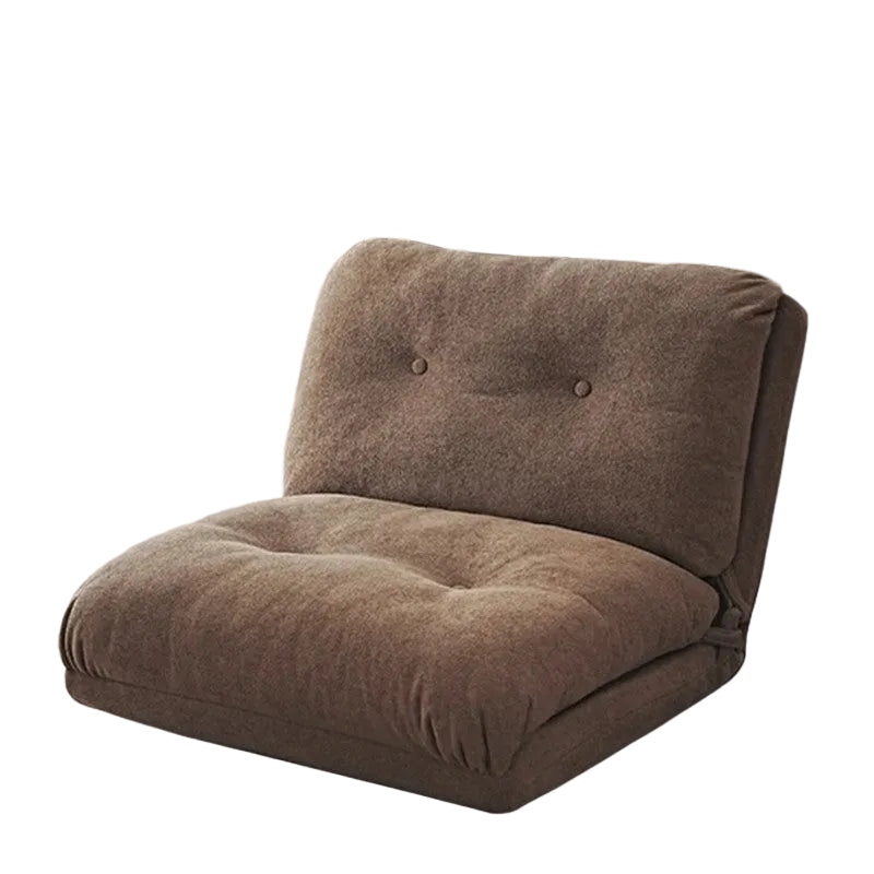 MOMO Folding Lazy Sofa Chair | 42-Level Adjustable Recliner | Plush Floor Lounger - alternate view 12