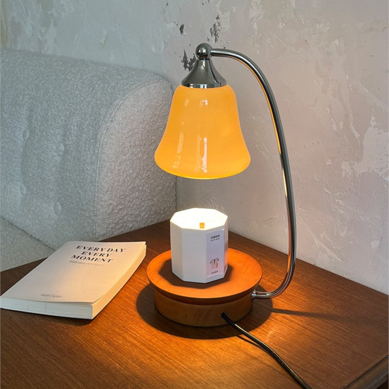 Solid Wood Wax Melt Aromatherapy Lamp
