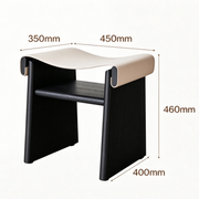 Solid Wood Dressing Saddle Stool