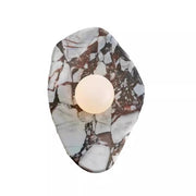 Natural Marble Wall Lamp – Organic Stone Sconce GQ17