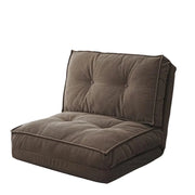 MOMO Folding Dual-Use Lazy Sofa | Floor Sofa Bed | Foldable Corduroy Lounge Chair - alternate view 14