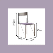 MOMO Stainless Steel Dining Chair | Colorful Minimalist Chair for Dining Room & Kitchen - alternate view 11