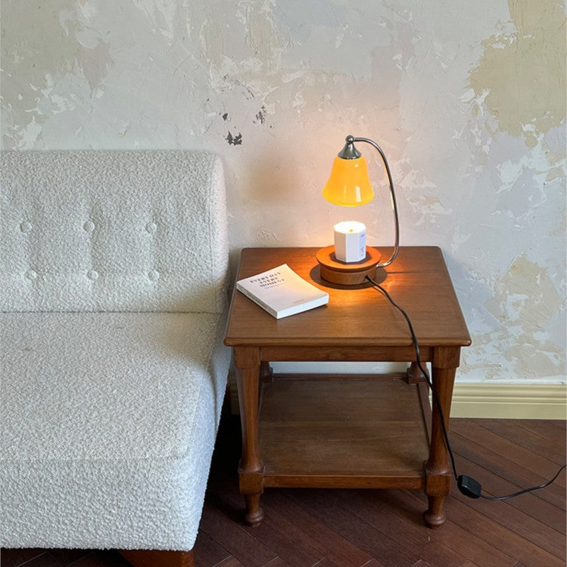 Solid Wood Wax Melt Aromatherapy Lamp-GQ02