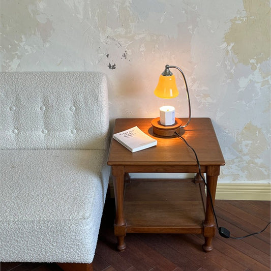 Solid Wood Wax Melt Aromatherapy Lamp-GQ02