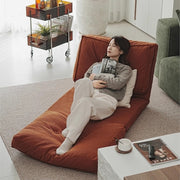 MOMO Folding Dual-Use Lazy Sofa | Floor Sofa Bed | Foldable Corduroy Lounge Chair - alternate view 3
