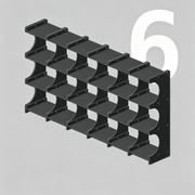 Expandable Aluminum Mug Rack & Display Shelf
