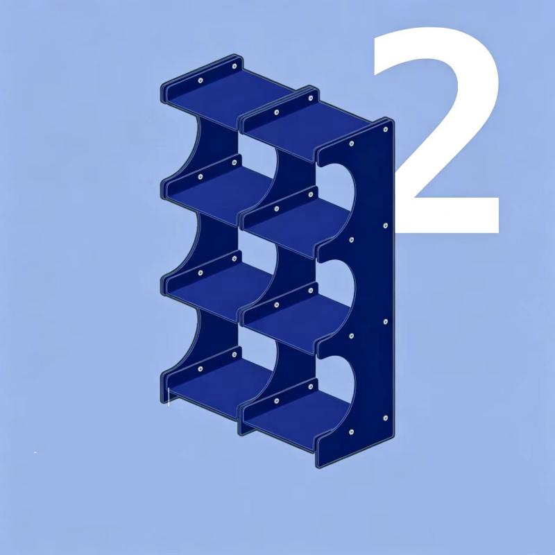 Expandable Aluminum Mug Rack & Display Shelf