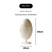 MOMO Dinosaur Egg Trash Can | Sculptural Standing Waste Bin | 2 Sizes - alternate view 14