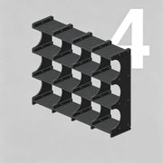 Expandable Aluminum Mug Rack & Display Shelf
