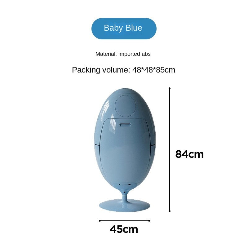 MOMO Dinosaur Egg Trash Can | Sculptural Standing Waste Bin | 2 Sizes - alternate view 15