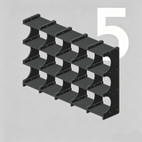 Black(five columns)