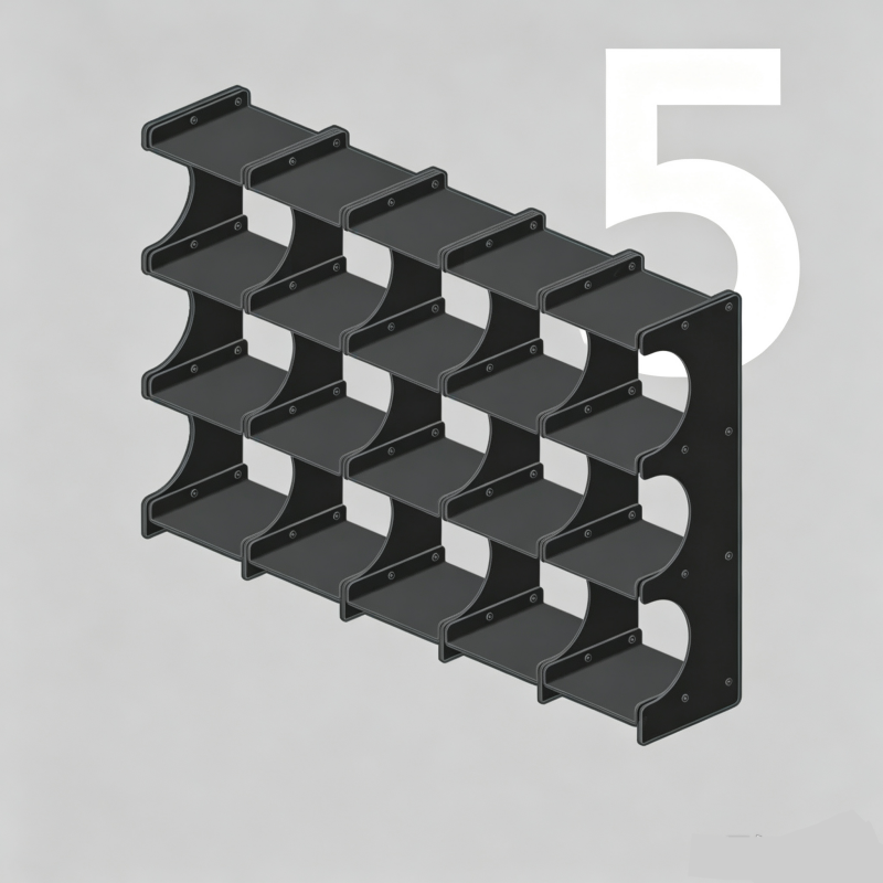 Expandable Aluminum Mug Rack & Display Shelf