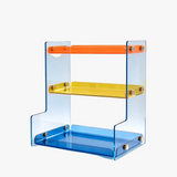Acrylic Tiered Cup & Vanity Storage Rack