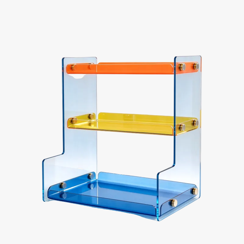 Acrylic Tiered Cup & Vanity Storage Rack