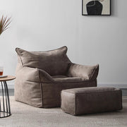 MOMO Bean Bag Single Sofa | Tatami Floor Sofa with Optional Ottoman - alternate view 16
