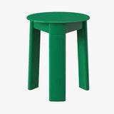 MOMO Mittelalterlicher kleiner runder Hocker | Massivholz | Nordischer minimalistischer Akzenthocker
