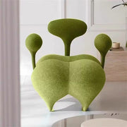 MOMO Balloon Sofa Chair | Dopamine Art Chair | T3D Knit Sculptural Lounge Seat - alternate view 6