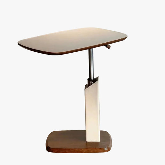 MOMO Lift Side Table | Height-Adjustable Solid Wood & Steel Side Table - alternate view 7