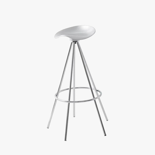 MOMO Jamaica Bar Stool | Retro Swivel Stainless Steel Counter Stool - alternate view 2