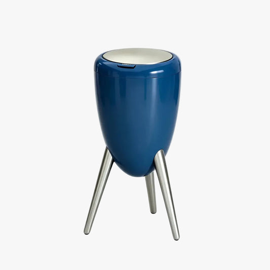 15L Press-Open Trash Can
