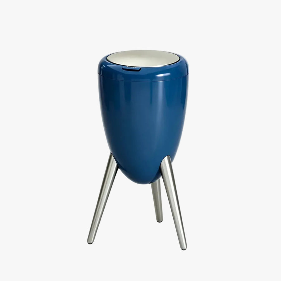15L Press-Open Trash Can