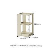 3-Tier Iron Snack Storage Cart with Wheels