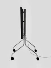 MOMO Stainless Steel Mobile Television Stands | 43–75 Inch Height-Adjustable Rolling Display Stand - alternate view 5