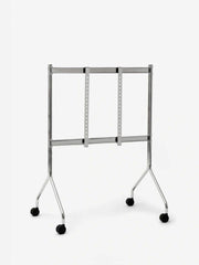 MOMO Stainless Steel Mobile Television Stands | 43–75 Inch Height-Adjustable Rolling Display Stand - alternate view 6