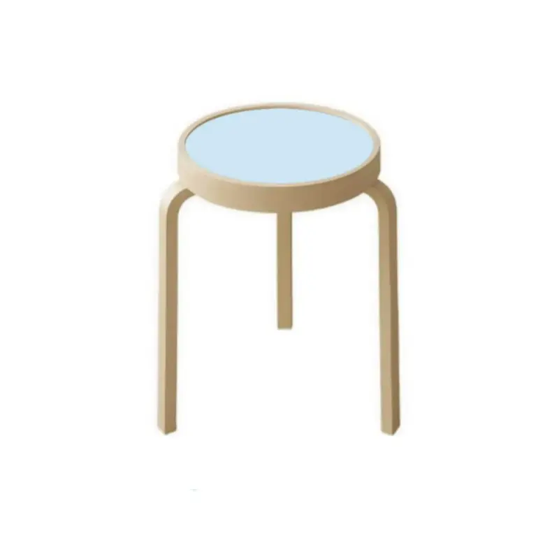 Stackable Round Wooden Stool