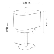 French Vintage Table Lamp-GQ13