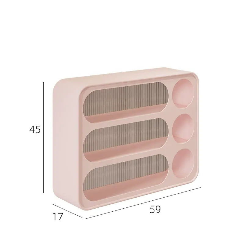 9-Compartment Metal Mug Rack