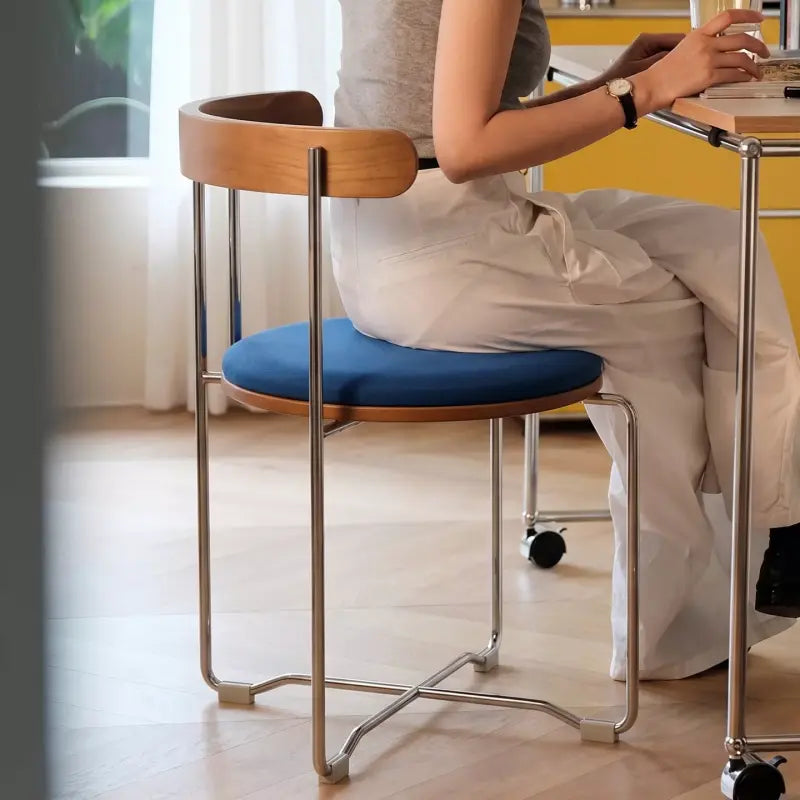 Mid-Century Folding Wood Chair