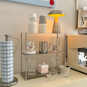 Stainless steel coffee cup storage rack