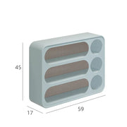 9-Compartment Metal Mug Rack