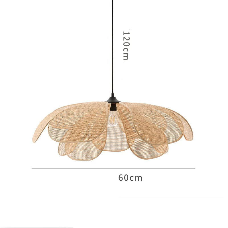 Vine Woven Petal Pendant Light-GQ16