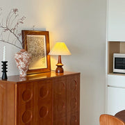 Rubber Wood Table Lamp-GQ11