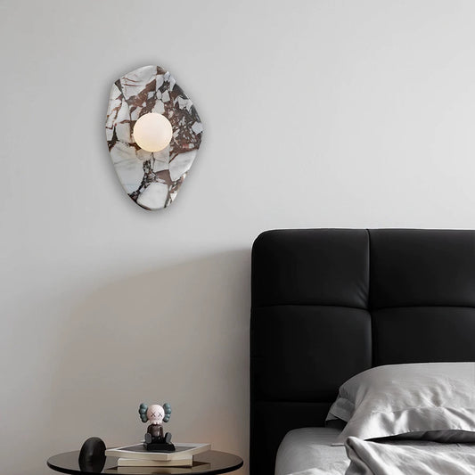 Marble Stone Wall Light – Natural Stone LED Sconce GQ15