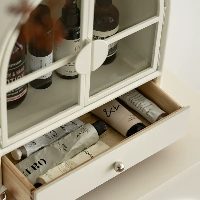 Dopamine Metal Desktop Cosmetic Storage Cabinet