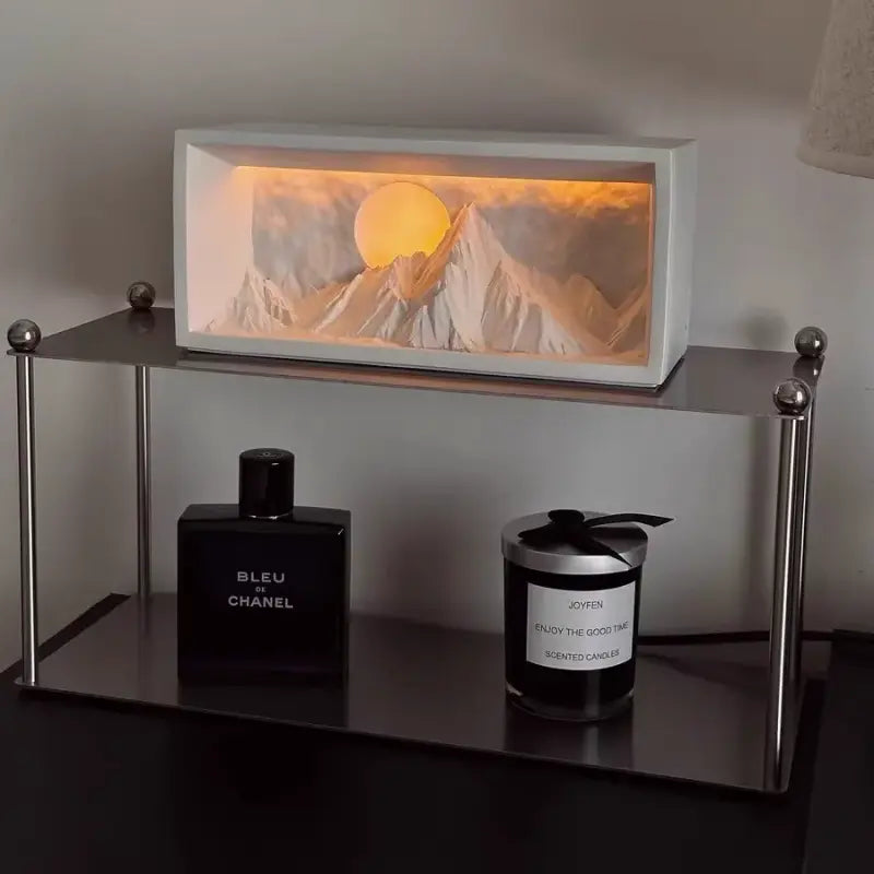 Stainless steel coffee cup storage rack