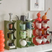 Expandable Aluminum Mug Rack & Display Shelf