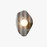Natural Marble Wall Lamp – Organic Stone Sconce GQ17