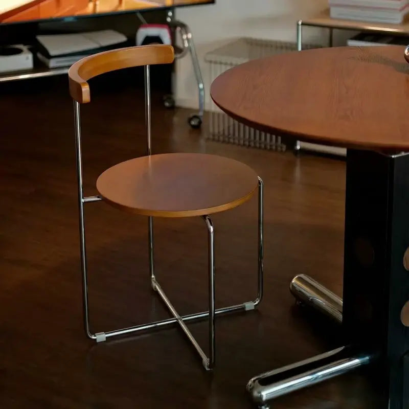 Mid-Century Folding Wood Chair