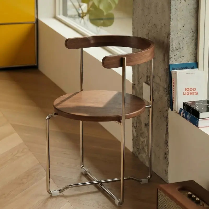 Mid-Century Folding Wood Chair