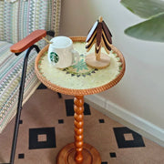 Bohemian Rattan Side Table