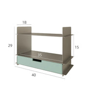 Coffee cup storage rack