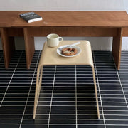 Curved Plywood Side Table