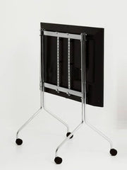 MOMO Stainless Steel Mobile Television Stands | 43–75 Inch Height-Adjustable Rolling Display Stand - alternate view 4
