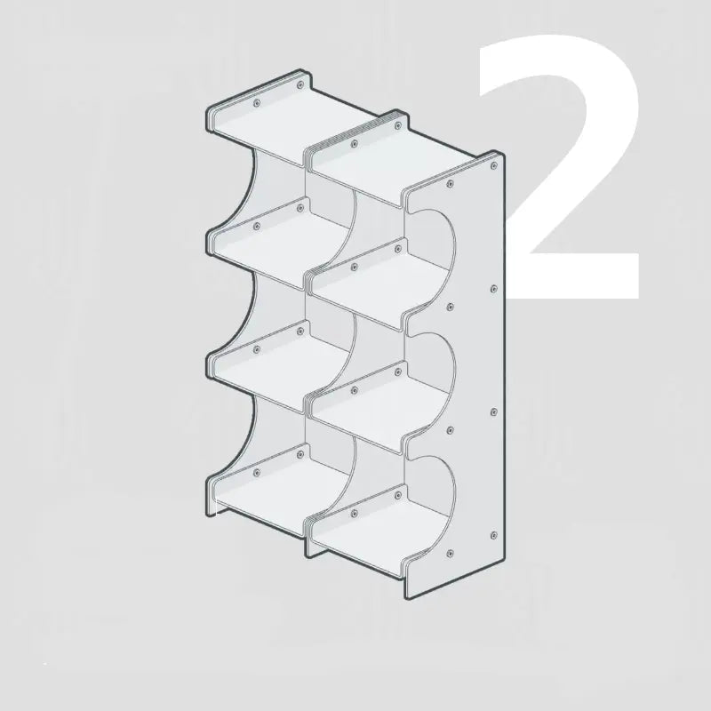 Expandable Aluminum Mug Rack & Display Shelf